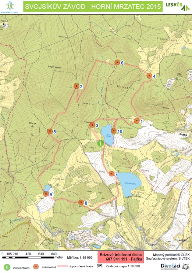 skautske zavody mapa DIVOCACI