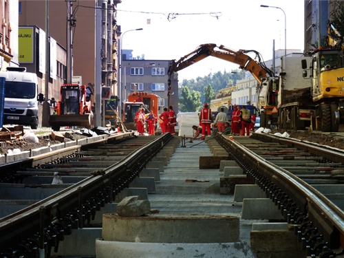 tramvajova trat sporilov MC PRAHA 4